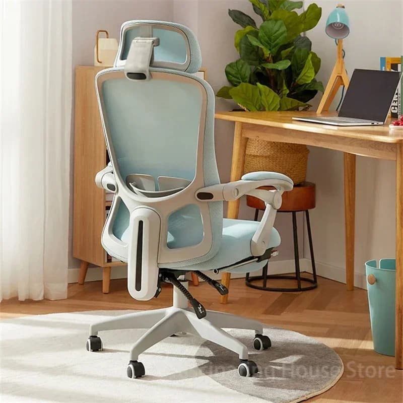 -Sedia moderna per computer Sedile da gioco per ufficio Sedie per apprendimento per studenti Gamer ergonomico reclinabile per la casa