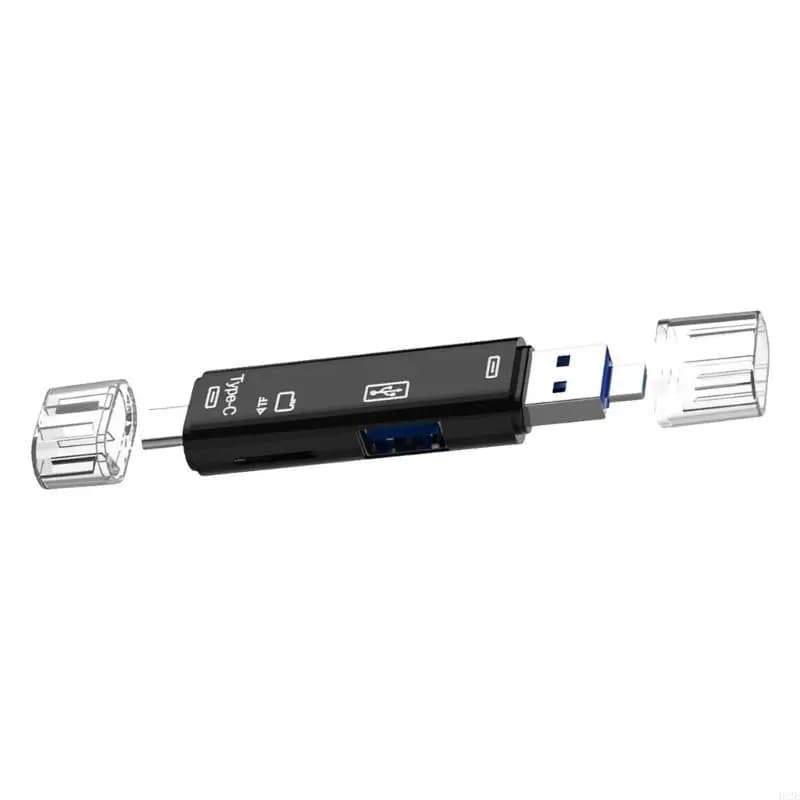 462E Lettore schede USB C 5 in 1 USB Trasferimento adattatore per lettore schede memoria TF USB
