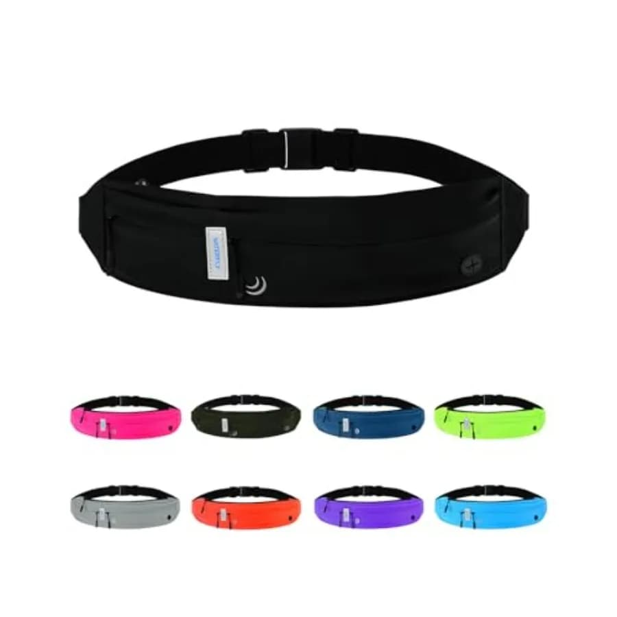 Marsupio da Corsa: Marsupio Sportivo per Maratona, Jogging, Allenamento, Fitness, Porta Telefono per Uomini e Donne