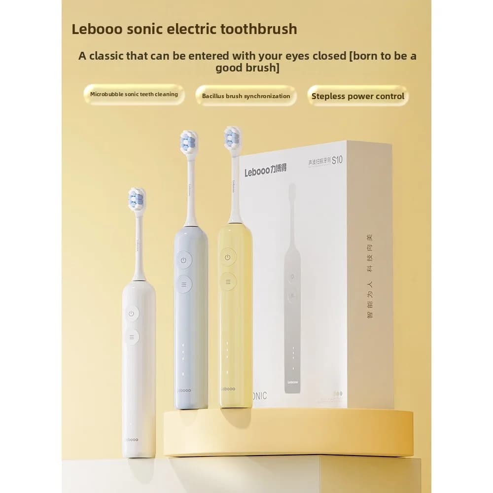 New Success Product 2026: Sonic Electric Toothbrush Automatic Leboo S10 for Adults with Soft Setole LBT-183505A