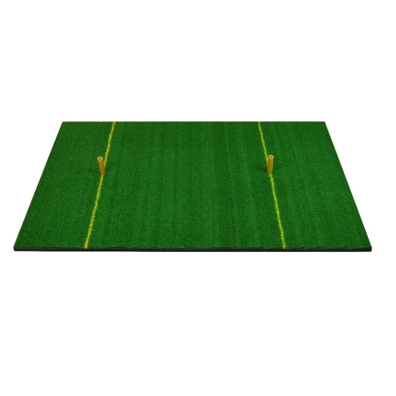 Tappetino da Golf da 35 Pollici con Tee Box per Allenamento Golf