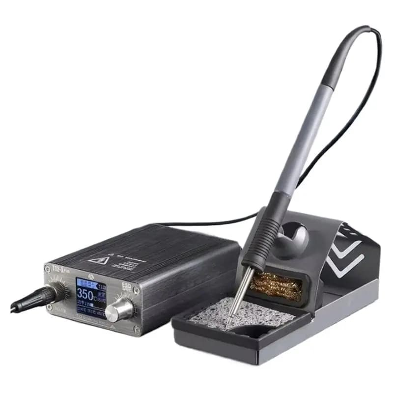 ABUG-T12-X PLUS Soldering Station Electronic Soldering Iron With T12 Tips For PCB Repair Phone Board Welding Repair EU PLUG