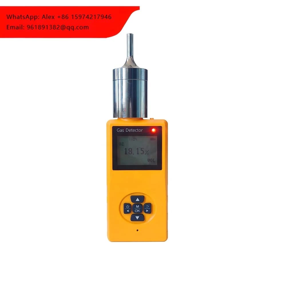 Rilevatore di perdite di gas monossido di carbonio portatile MY 101P con pompa di aspirazione, rilevamento multimetodo e display LCD da 2,5 pollici