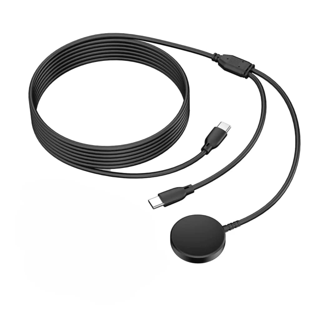 USB 2-in-1 charging cable suitable for Samsung Galaxy Watch 4/3/Active 2/Active USB-C smart watch charger replacement charger