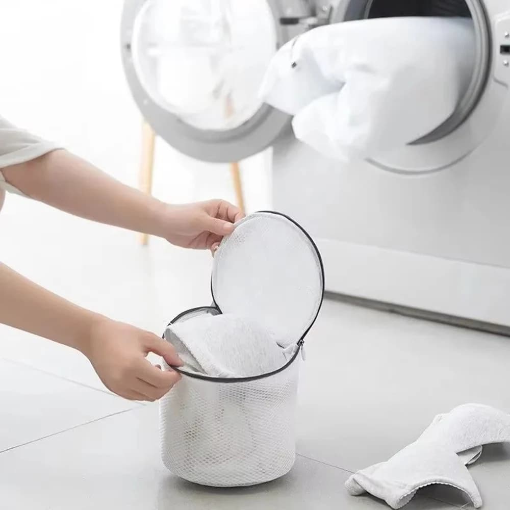 2/3 pieces clothes linen bags protect washing bags for washing machine trips dirty clothes arrange basket for linen bag for washing with zipper