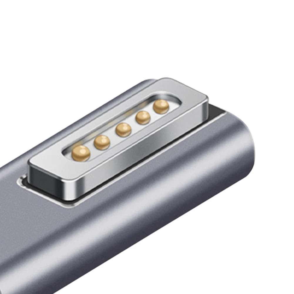 Adattatore Magnetico USB Tipo C Femmina a Magsafe 2/1 con Indicatore Luminoso per Macbook Air/Pro