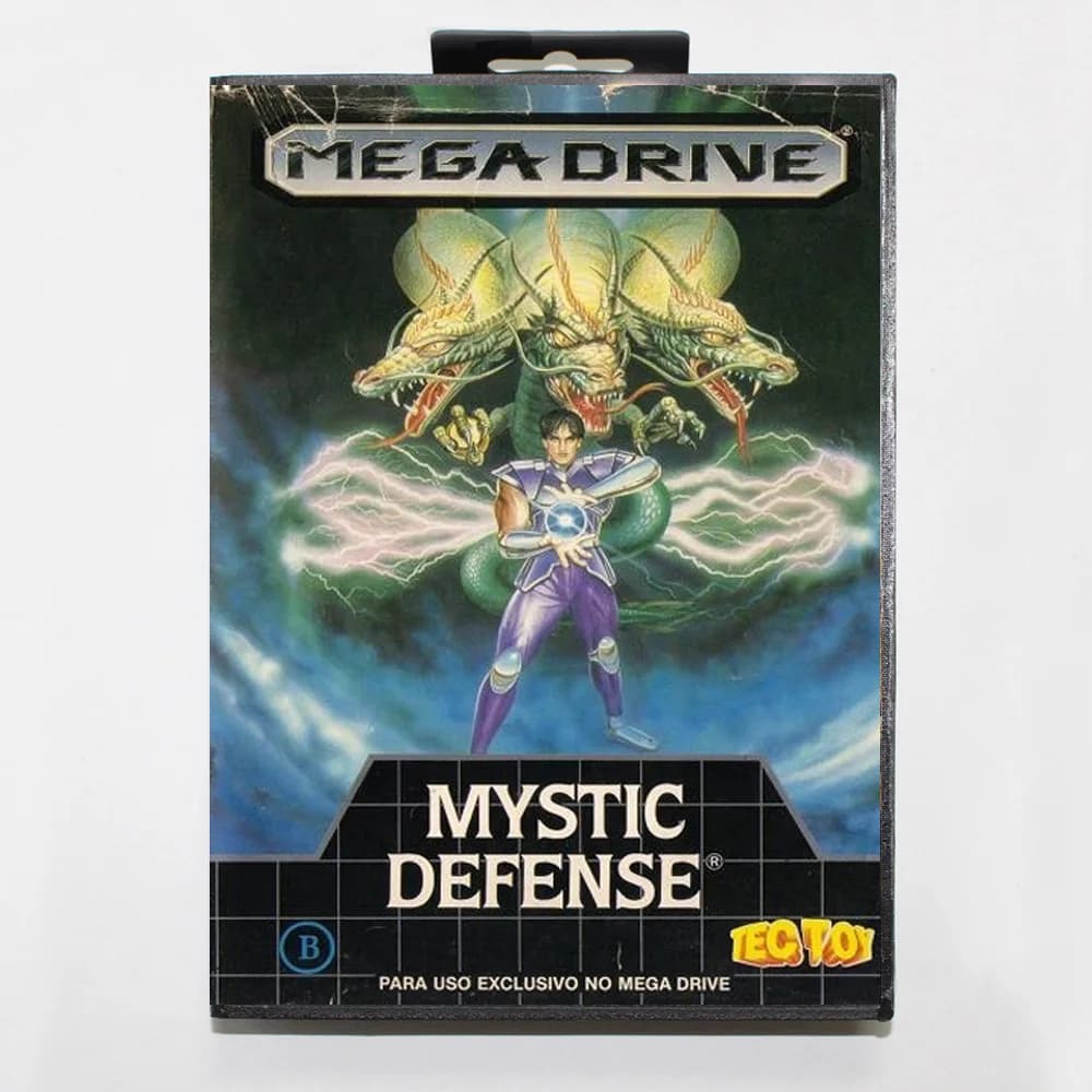 Mystic Defender MD Game Card 16 Bit BR Cover for Sega Megadrive Genesis Video Game Console Cartridge