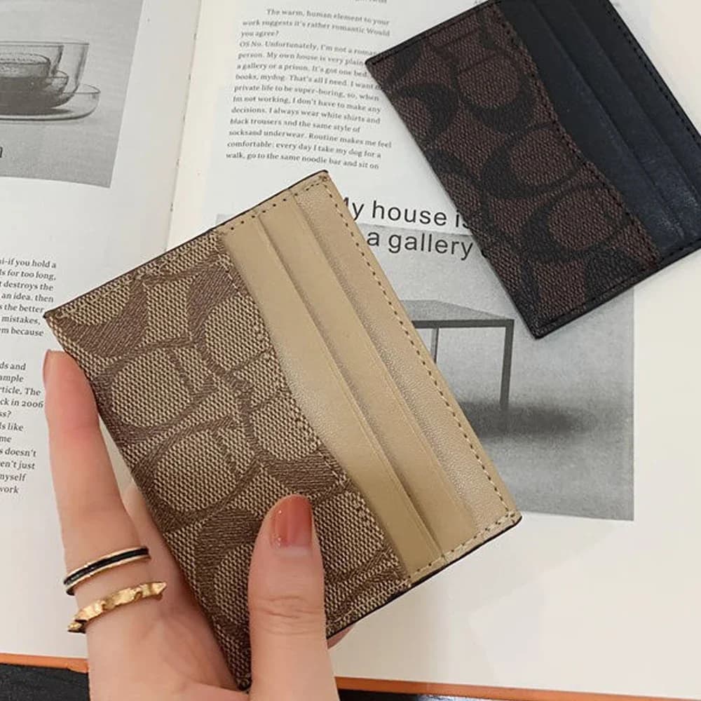 Luxury Design Wallets for Women Multi-Function Card Holder PU Leather Female Small Card Bag Short Women's Purse
