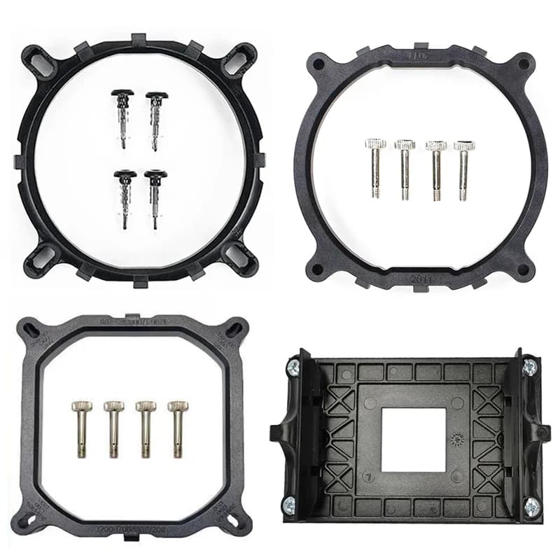 JUMPEAK CPU Cooler Base di Montaggio Staffa di Supporto Per AMD Ryzen AM4 Intel LGA 1700 775 1150 1151 115x 1366 2011 2066 X79 X99