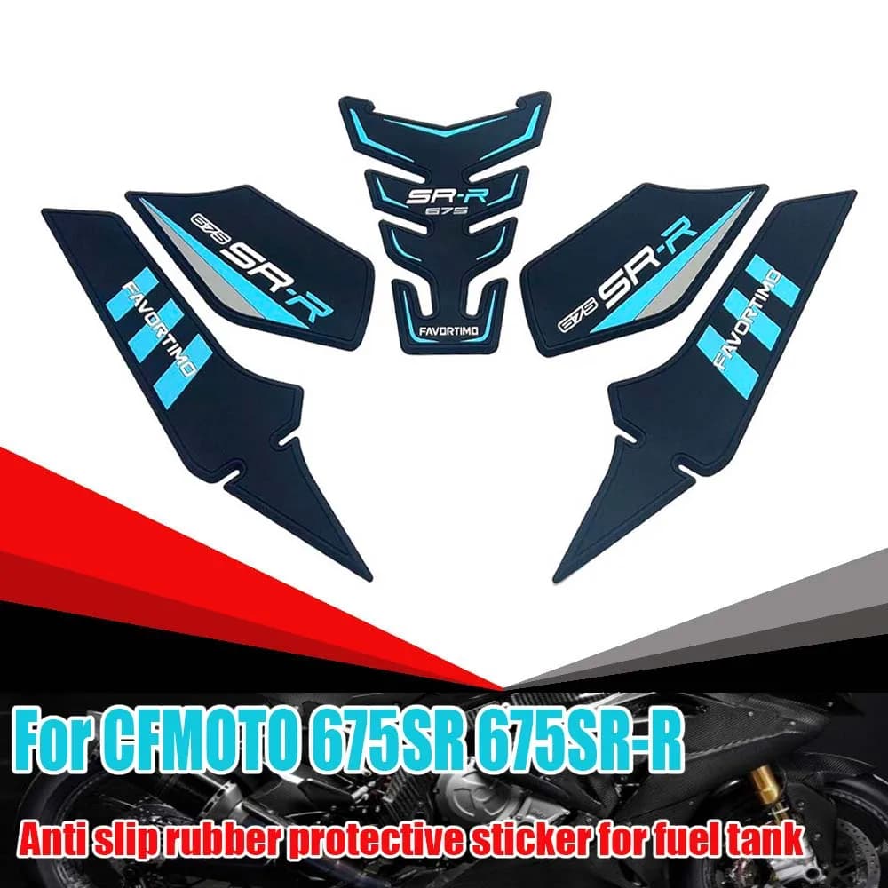 Wall stickers Protective for Carrozzeria CFMOTO 675SR 675 SS SR 675 SR-S, Accessories CFMoto, Pad Fuel tank, Wall decal Anti-slip Knee