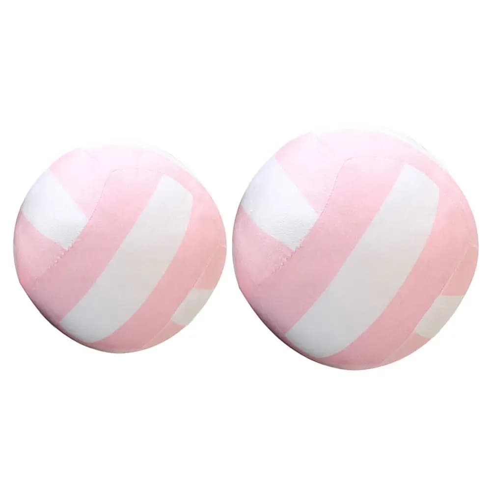 2 cuscini imbottiti da pallavolo, in morbido cotone, leggeri, decorazioni per la casa, auto, letto, palla sportiva, regalo per bambini, ragazze, adolescenti