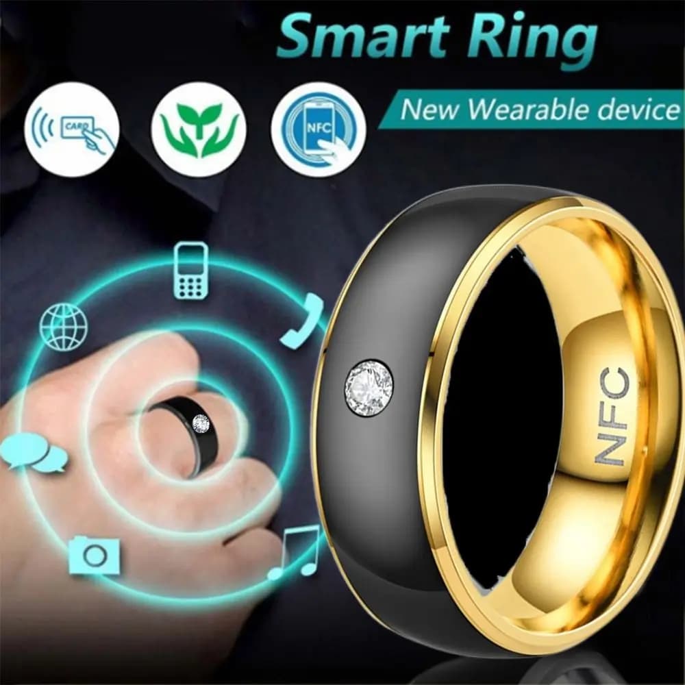Multifunctional NFC Smart Ring NFC Magic Wear finger ring in stainless steel Wear Waterproof Android Phone Connection for Men