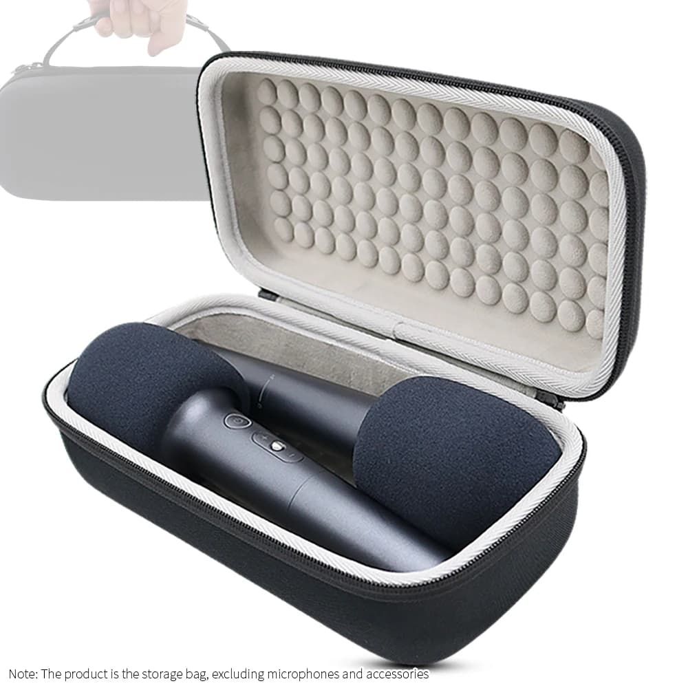 Borsa portaoggetti per microfono con schermo grande per karaoke XIAOMI MIJIA, custodia rigida in EVA, custodia da viaggio portatile per Bluetooth K Song