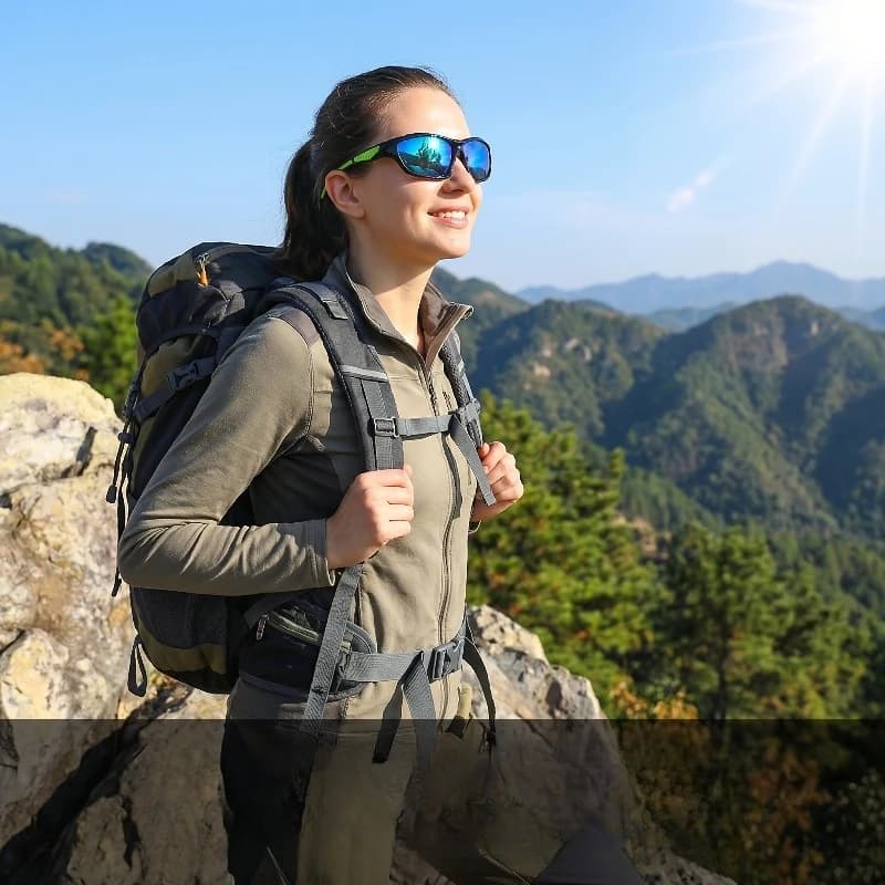Occhiali da sole sportivi unisex per ciclismo, confezione da 2