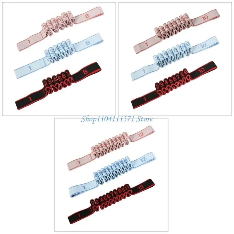 P9FC 3 pieces professional strength arm back stretching trainer stretch rope for fitness gym for
