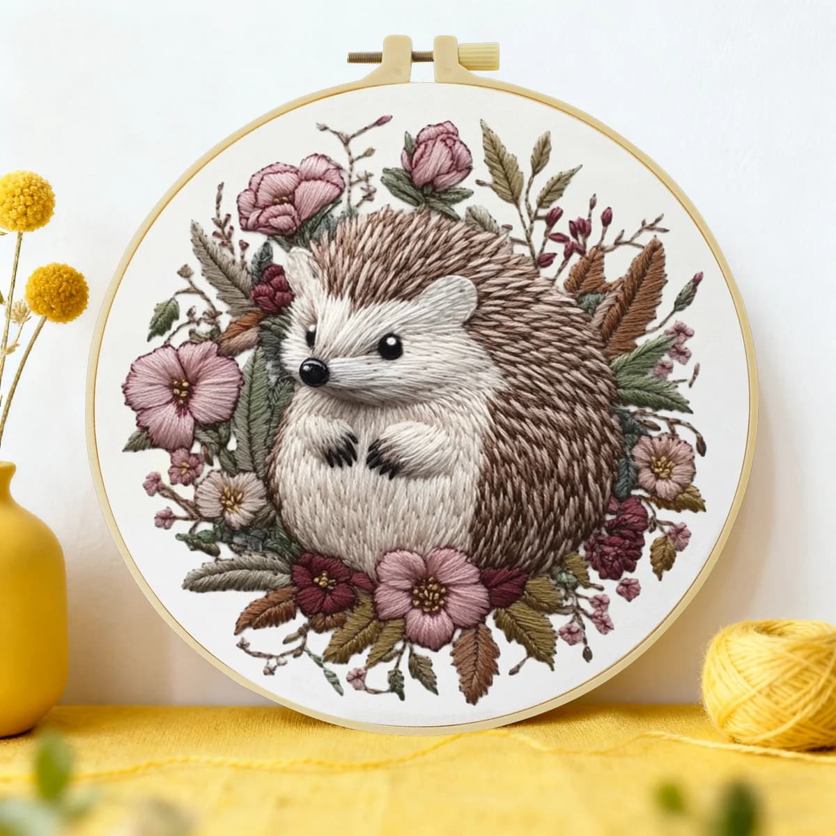 1 pz 20X20 CM/15X15 CM 7.87/6.3 pollici Riccio Ricamo Starter Kit FAI DA TE kit di ricamo FAI DA TE manualidades Ago Arte di Cucito arte