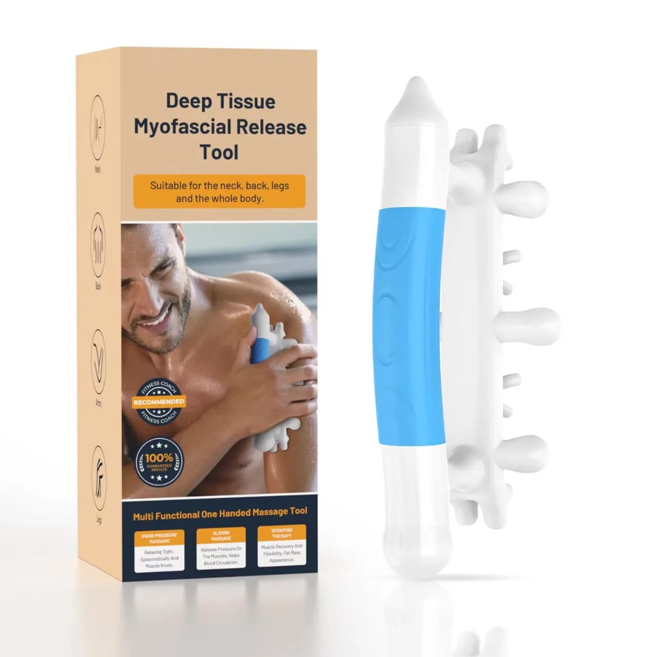 Pistola per massaggio muscolare Pistola professionale per corpo, gamba, schiena, spalla, vita, fascia, massaggiatore a vibrazione ad alta frequenza, rilassa i muscoli