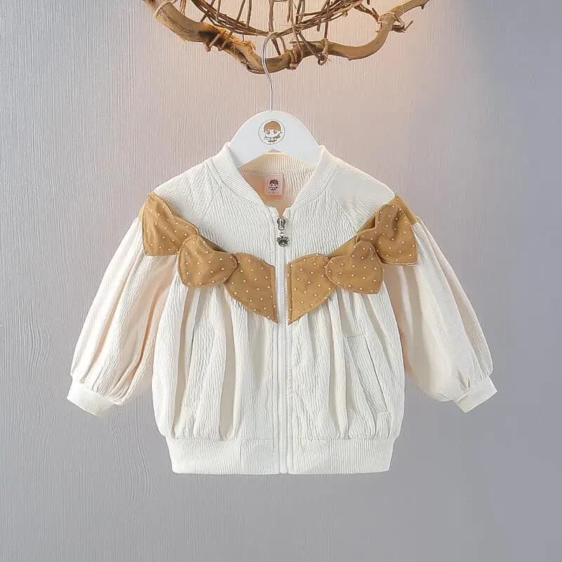Abbigliamento per bambini alla moda Cappotto autunnale per bambina Primavera Nuovi stili Abbigliamento da esterno alla moda per ragazze Cappotti casual di 1-2-3 anni