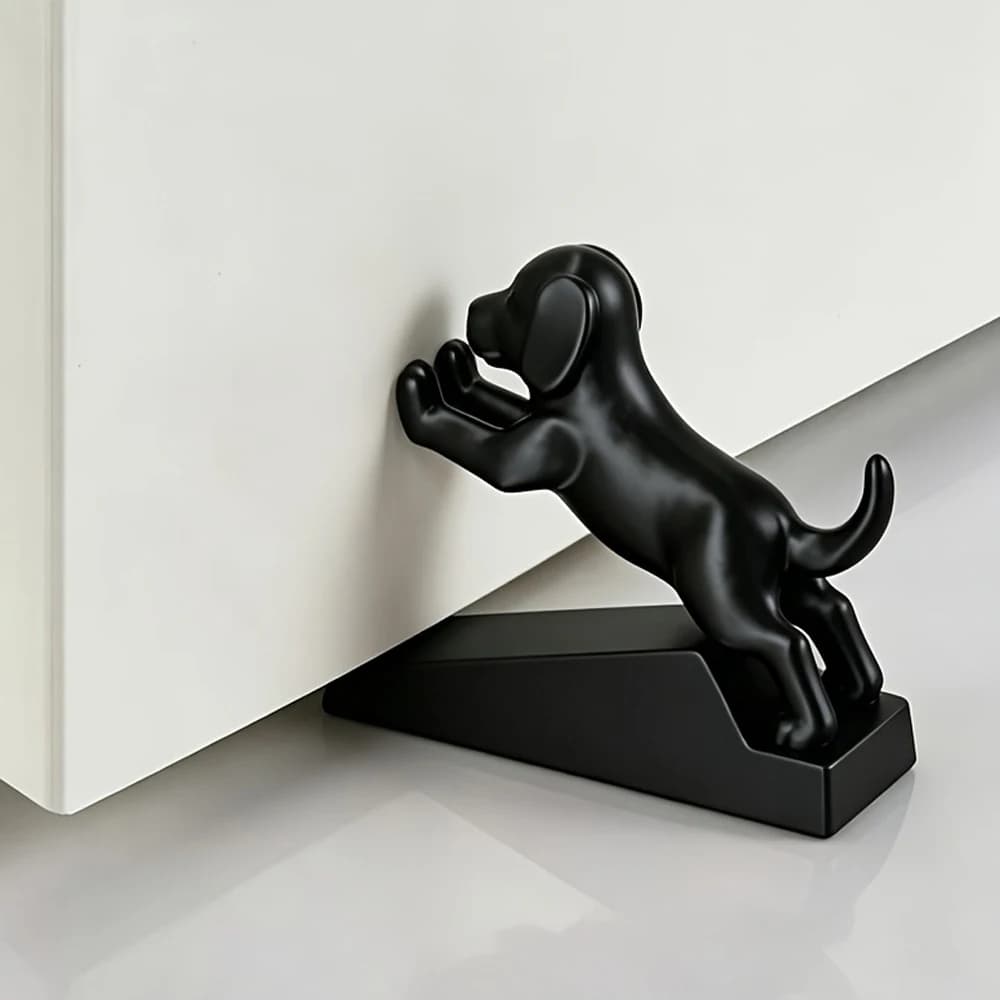 Cute Puppy-Shaped Door Stopper for Home, Bedroom, Office, Thickened Anti-Collision, Noise Reduction, Non-Slip Dog-Shaped Door Wedge, Floor Door Stopper, Housewarming Decoration Gift