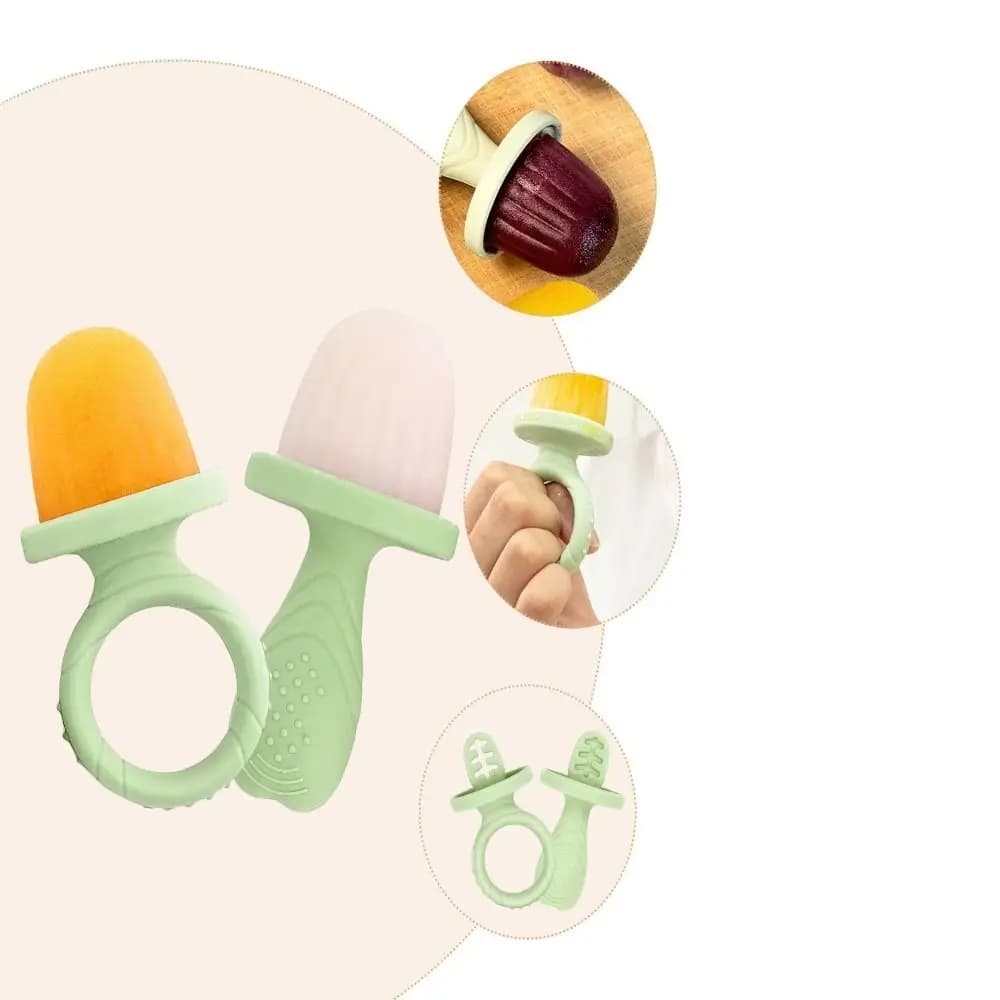 Stampi per Gelato in Silicone Alimentare a Forma di Bastoncino, Funzione Congelamento, Non Tossici, Fai da Te, Stampi Riutilizzabili per Gelato Fatto in Casa