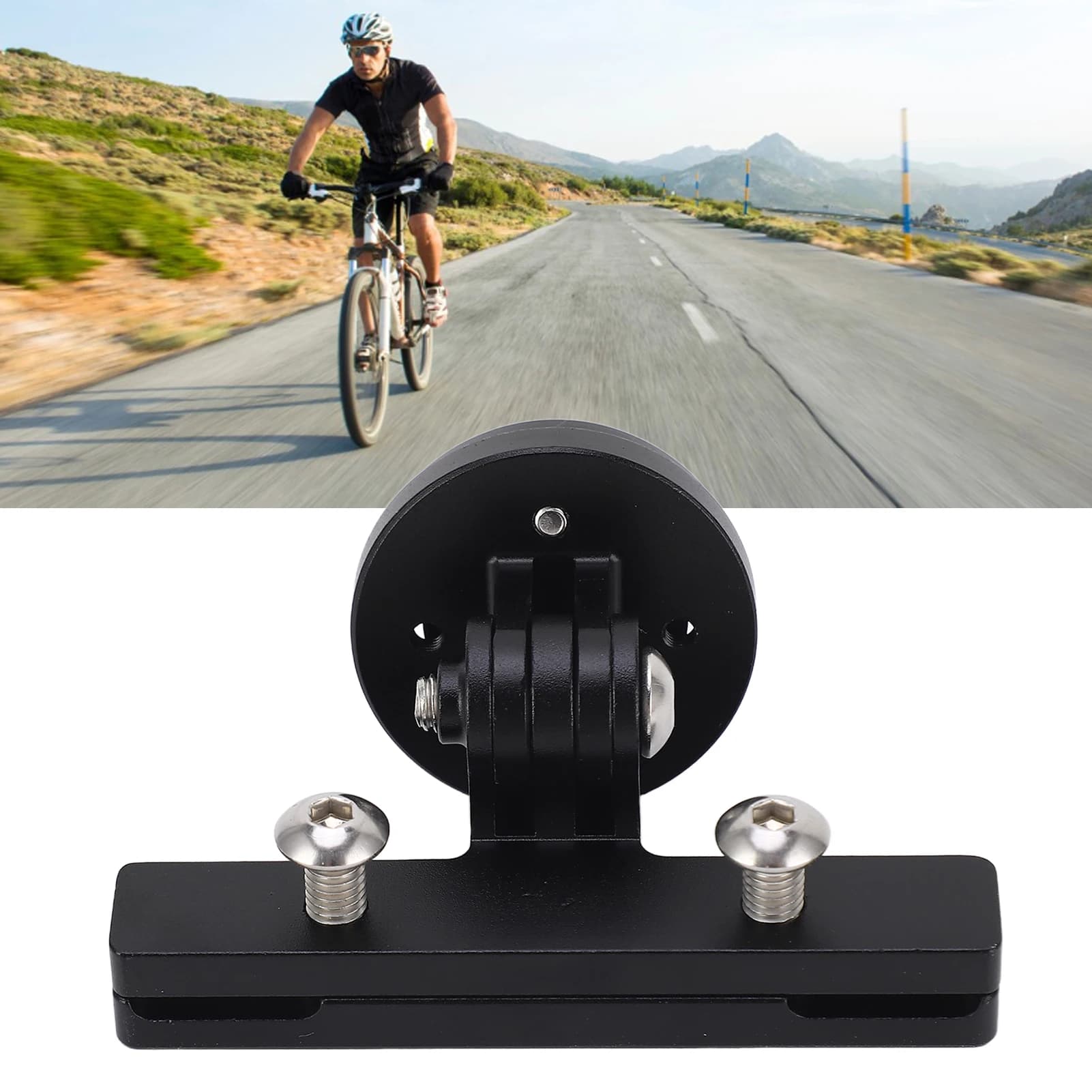 Support for High Strength Aluminum Alloy Bike Rear Light Compatible with Bryton