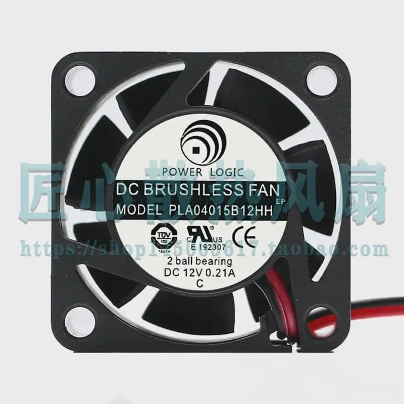 for PLA04015B12HH New Power 4015 4CM 12V 0.21A 2 Wire Cooling Fan