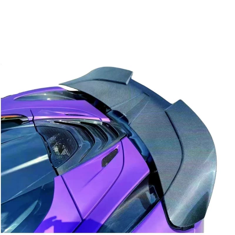 Per Mclaren 720s RY Style Dry Fibra di Carbonio Spoiler Posteriore Body Kit Paraurti Anteriore Bordo Gonna Laterale Diffusore Posteriore
