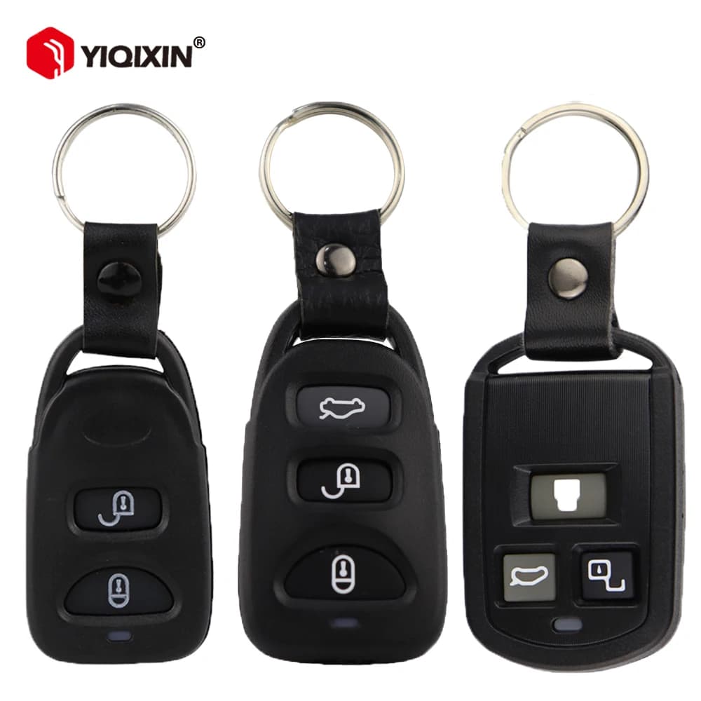 YIQIXIN Guscio per chiave remota per auto Hyundai Elantra Kia Tucson Sonata Santa FE Carens 2007-2010 per Accent 2011 2012 2/3/4 pulsanti