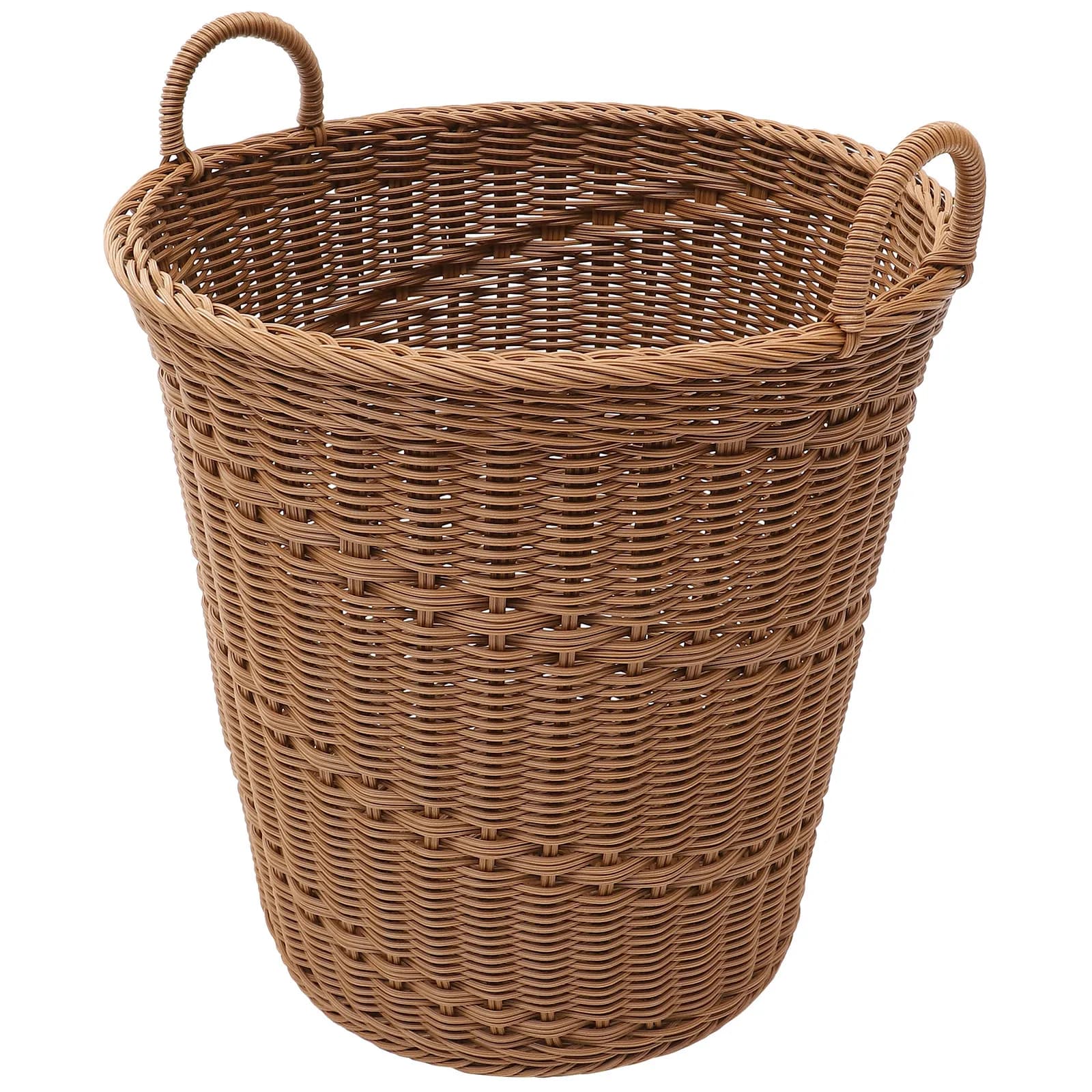 Cesto Portabiancheria Grande, Borsa Portaoggetti in Tessuto Intrecciato per Lavanderia, Organizzazione di Trapunte e Vestiti, Cesti per Coperte