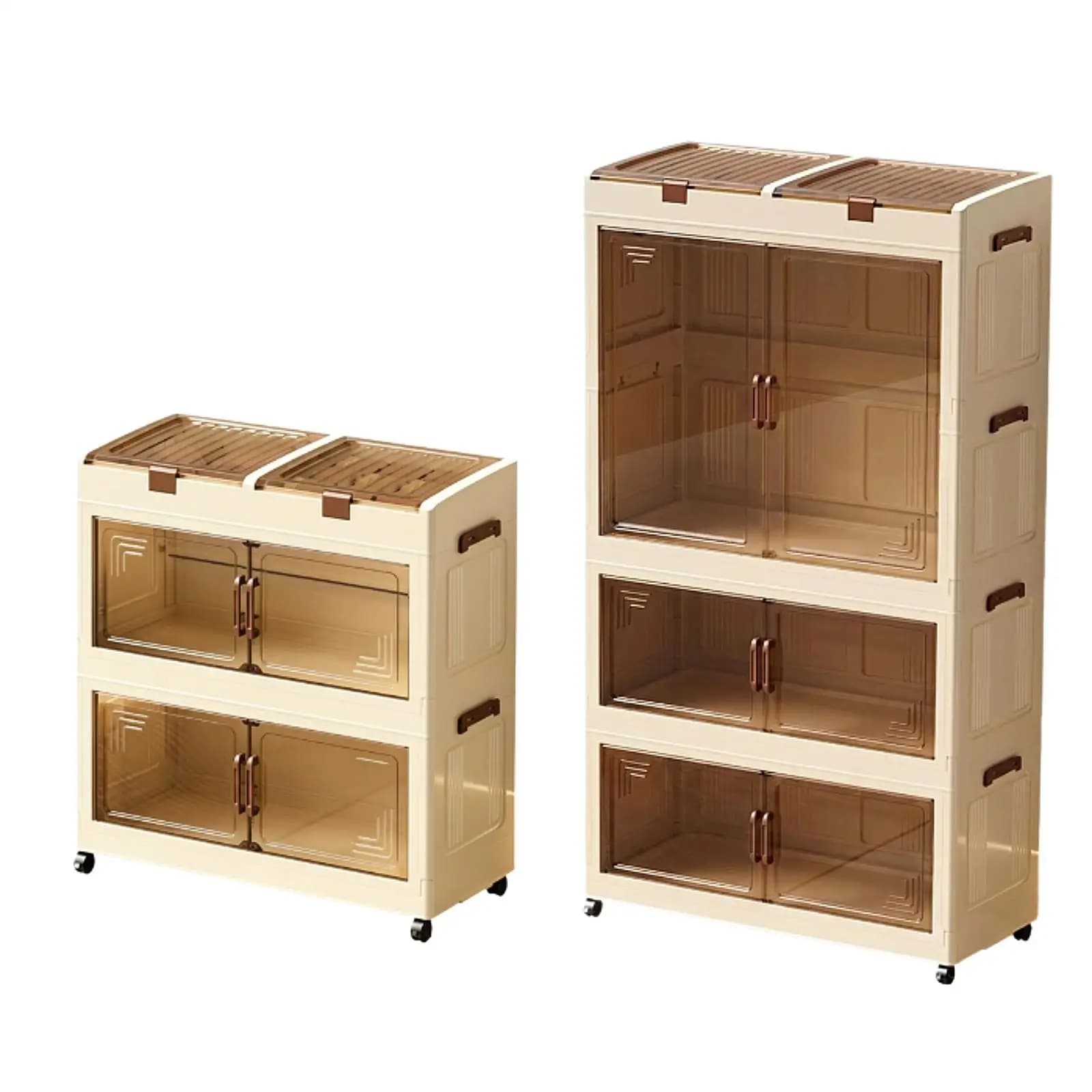 Foldable Storage Cabinet Folding Storage Bin Dorm Organizer Box