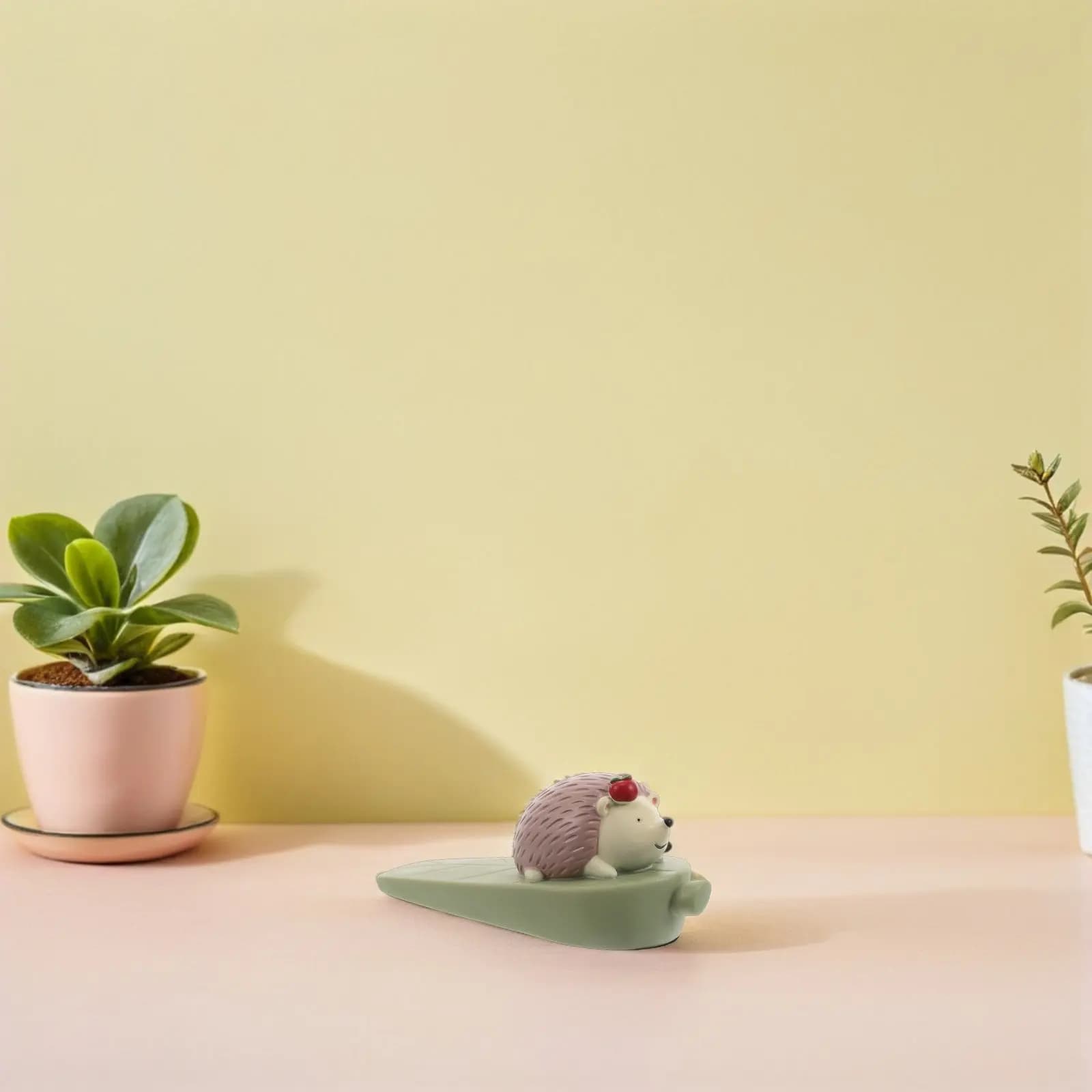 2 Pezzi Fermi Porta Creativi a Forma di Animale Cartone Animato, Decorativi per Interni, Protezione Dita Bambini, Paracolpi Muro