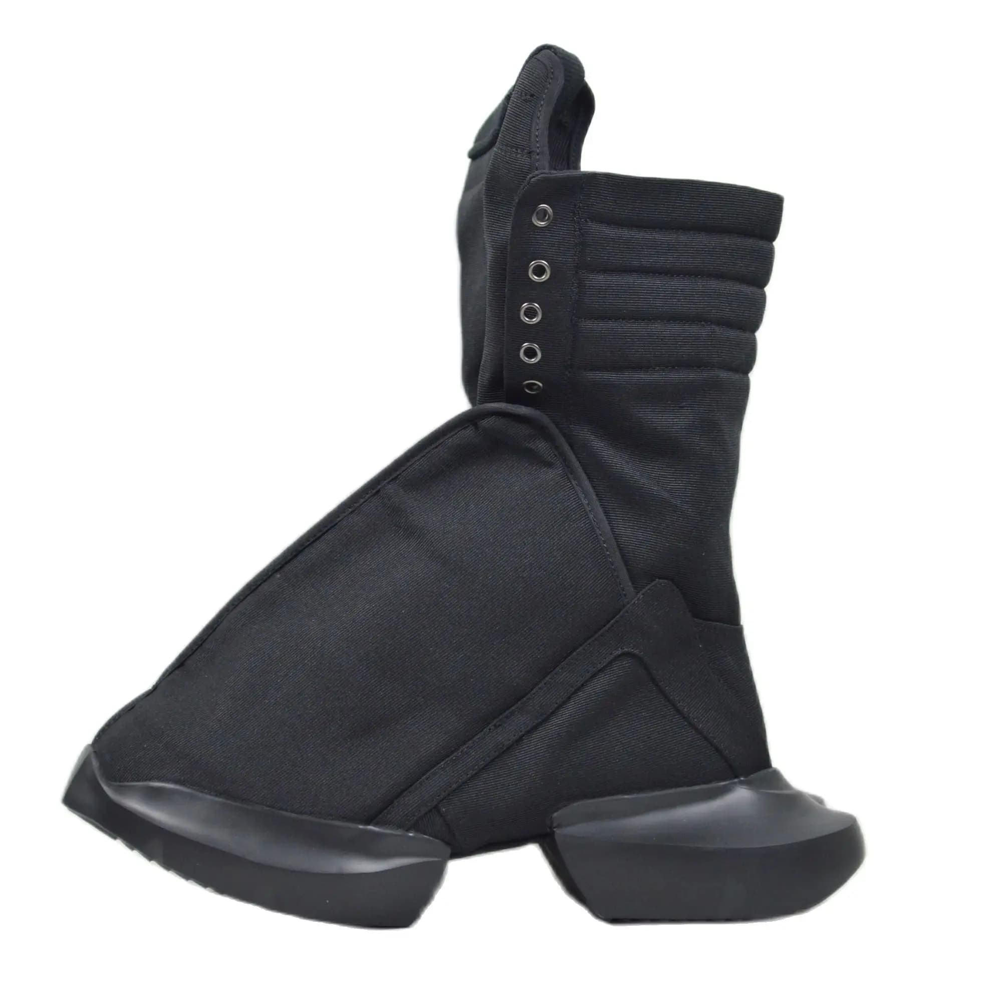 Scarpe alte da uomo Scarpe da ginnastica da moto da donna in tela Piattaforma casual Stivali firmati autunnali con cerniera di lusso con lacci