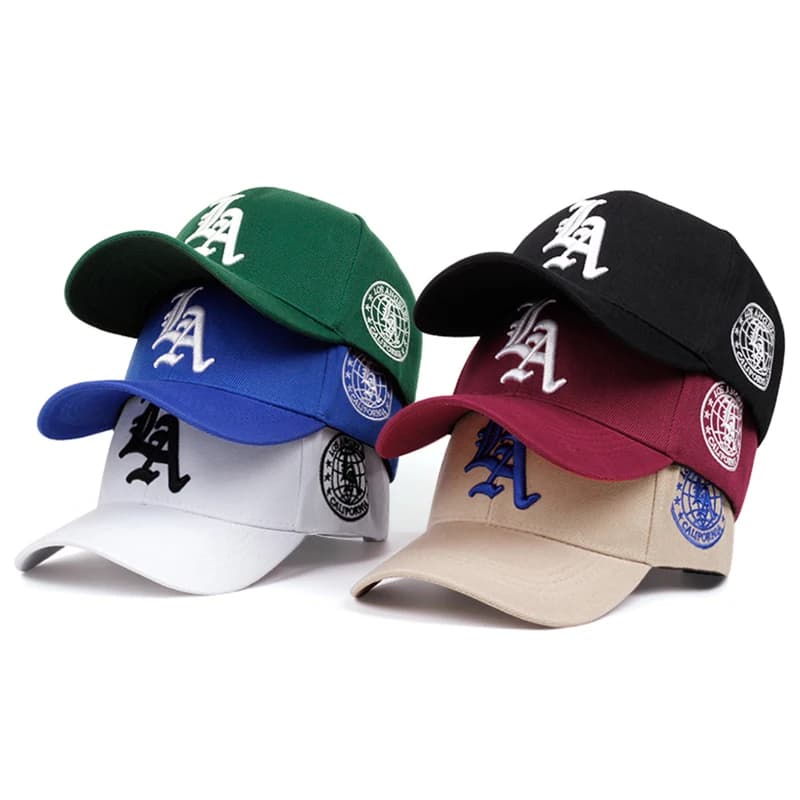 2026 Fashion New Baseball Hat LA Embroidered HipHop Hat Outdoor Sunshade Hat Daily Commuter Decorative Hat Unisex Skateboard Hat