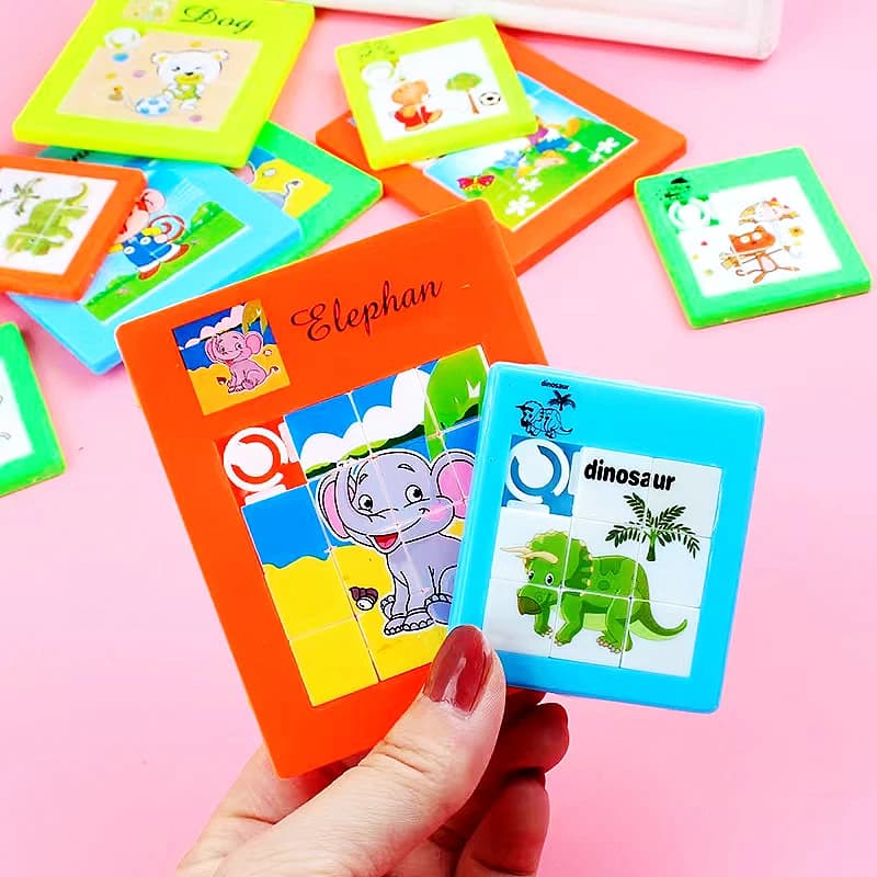 20 pezzi 20 diversi modelli in movimento cartone animato Puzzle giocattoli regali per feste di compleanno per bambini Baby Shower Pinata farcito bomboniere ricompensa