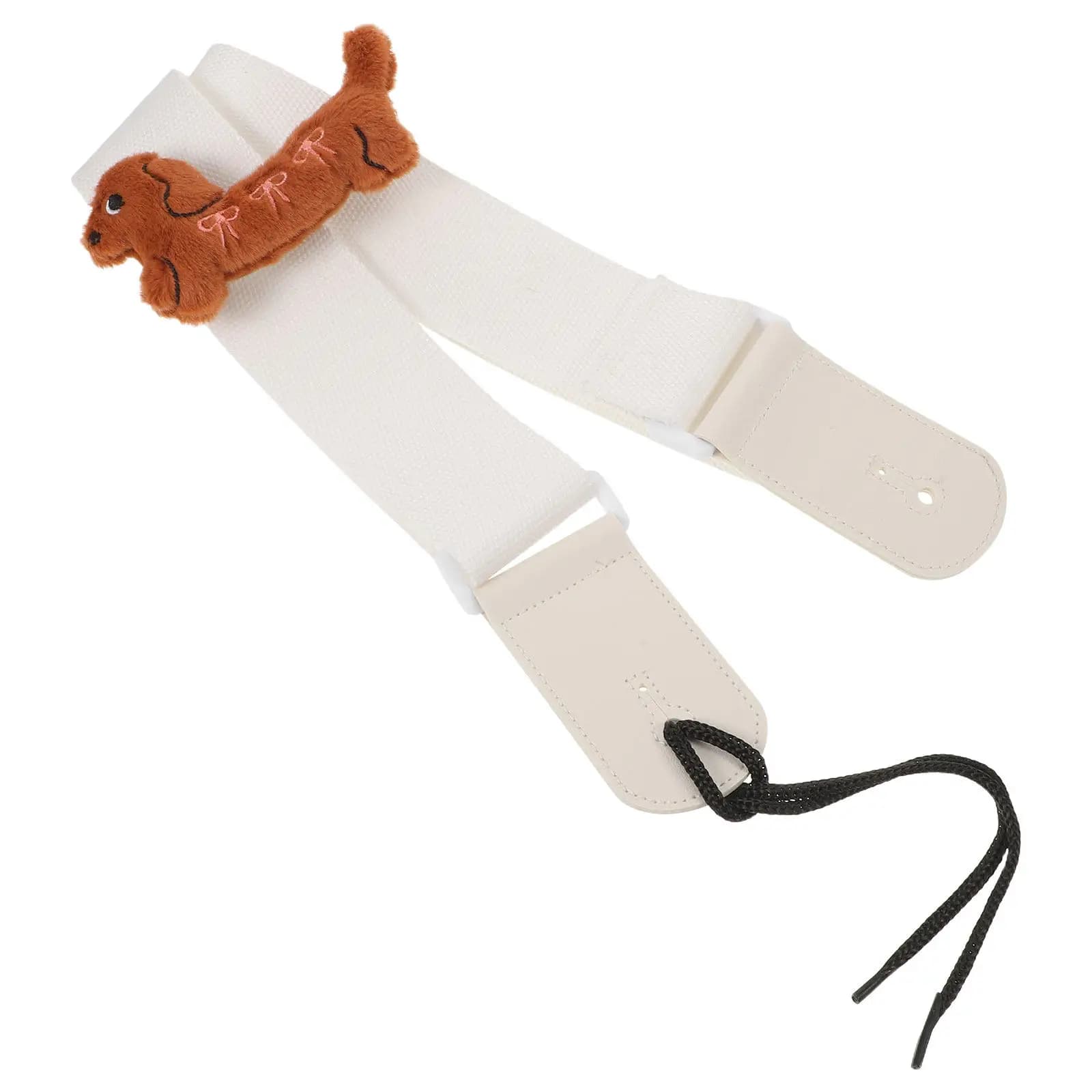3D Dog Guitar Strap Adjustable Replacement Shoulder Belt for Acoustic Electric Bass Ukulele Instrument Accessory Soft
