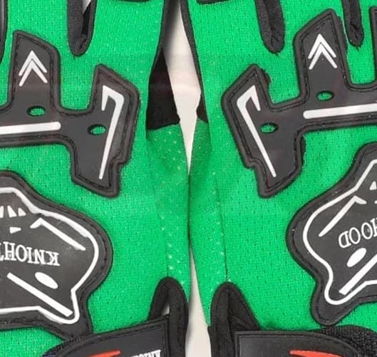 TDPRO Guanti da moto per bambini e ragazzi, in nylon, cinque colori, guanti protettivi professionali per motocross con dita intere