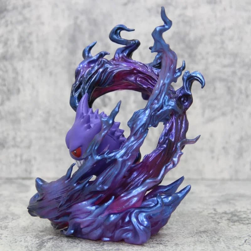 Statuetta Anime Pokemon Gengar 19cm, Action Figure Artiglio Fantasma, Modello in PVC, Decorazione da Collezione, Giocattolo, Regalo di Compleanno