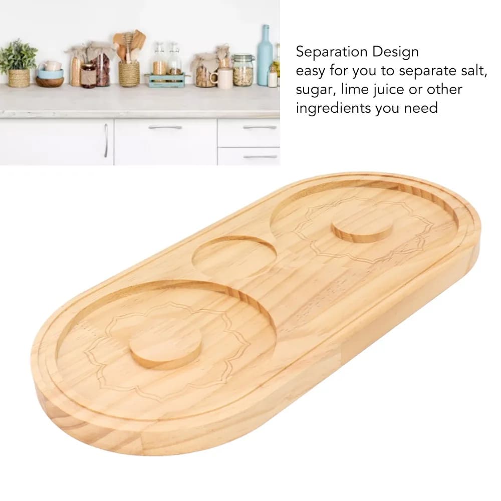 Durable Double Plate Salt Rimmer Set Spice Container Glass Rimmer Tool Cocktail Rimmer Holder Bar
