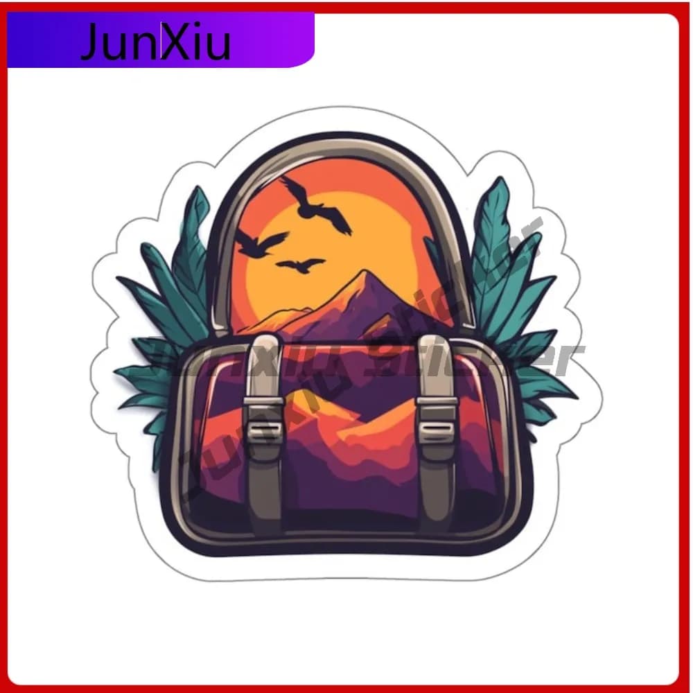 Travel Adhesive Backpack Adventure Decal Trekking Camping Explore Outdoor Luggage Water Bottle Sticker Laptop Phone X 500 Motorcycl