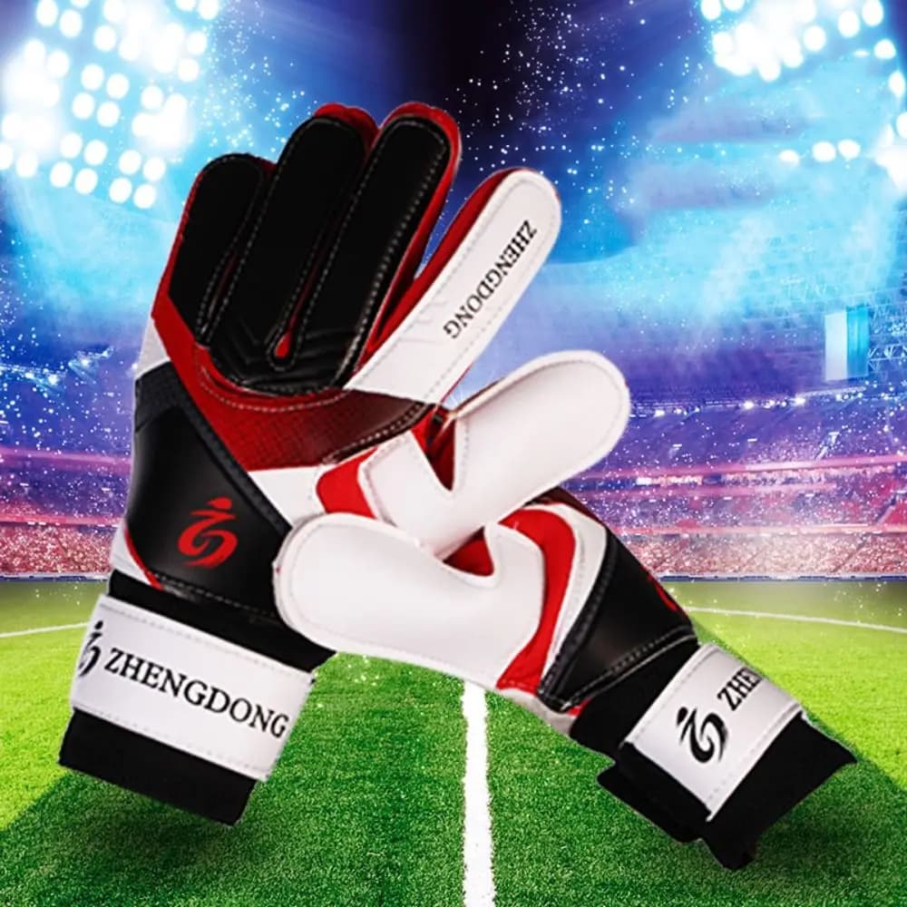 Guanti da Calcio Resistenti all'Usura, Eccellenti Guanti da Portiere in Lattice Spesso, Guanti da Allenamento Calcistici Colorati Antiscivolo