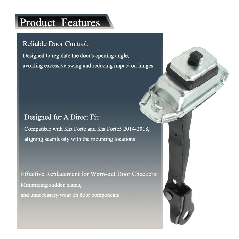 79380A7000 Per Kia Forte 2.0L 2014 2015 2016 2017 2018 Porta anteriore/posteriore Checker Stopper 79390-A7000 79490-A7000 79480-A7000