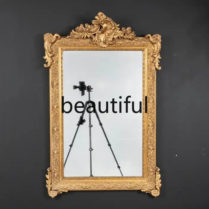 Personalizzazione dello specchio cosmetico del bagno dello specchio a parete dello specchio decorativo del camino di fascia alta di lusso francese