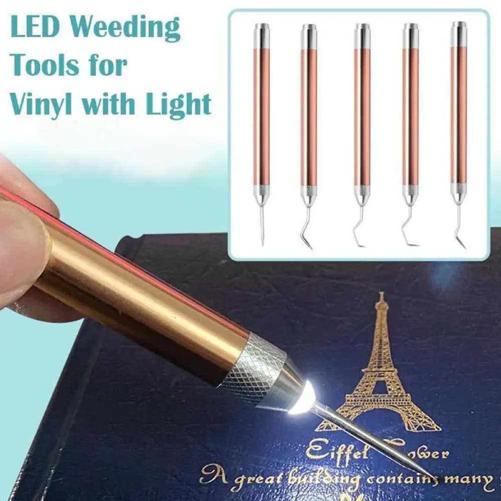 Portable Handheld DIY Carving Tool Iron-on Project Cutter Weeding Pen With Hooks Vinyl Weeding Pen Installation