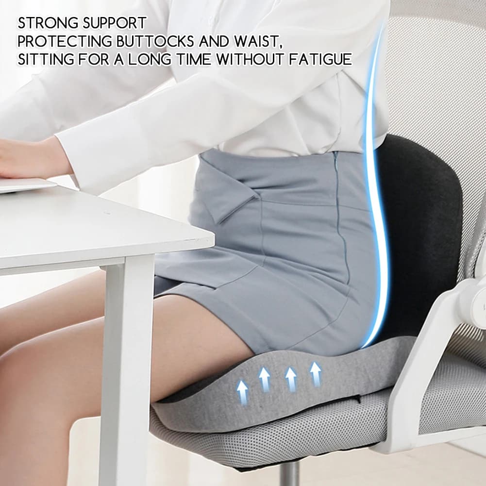 Cuscini ergonomici per divani in schiuma per memorie a forma di L Cuscino per alleviare il dolore al coccige coccyx per casa/ufficio