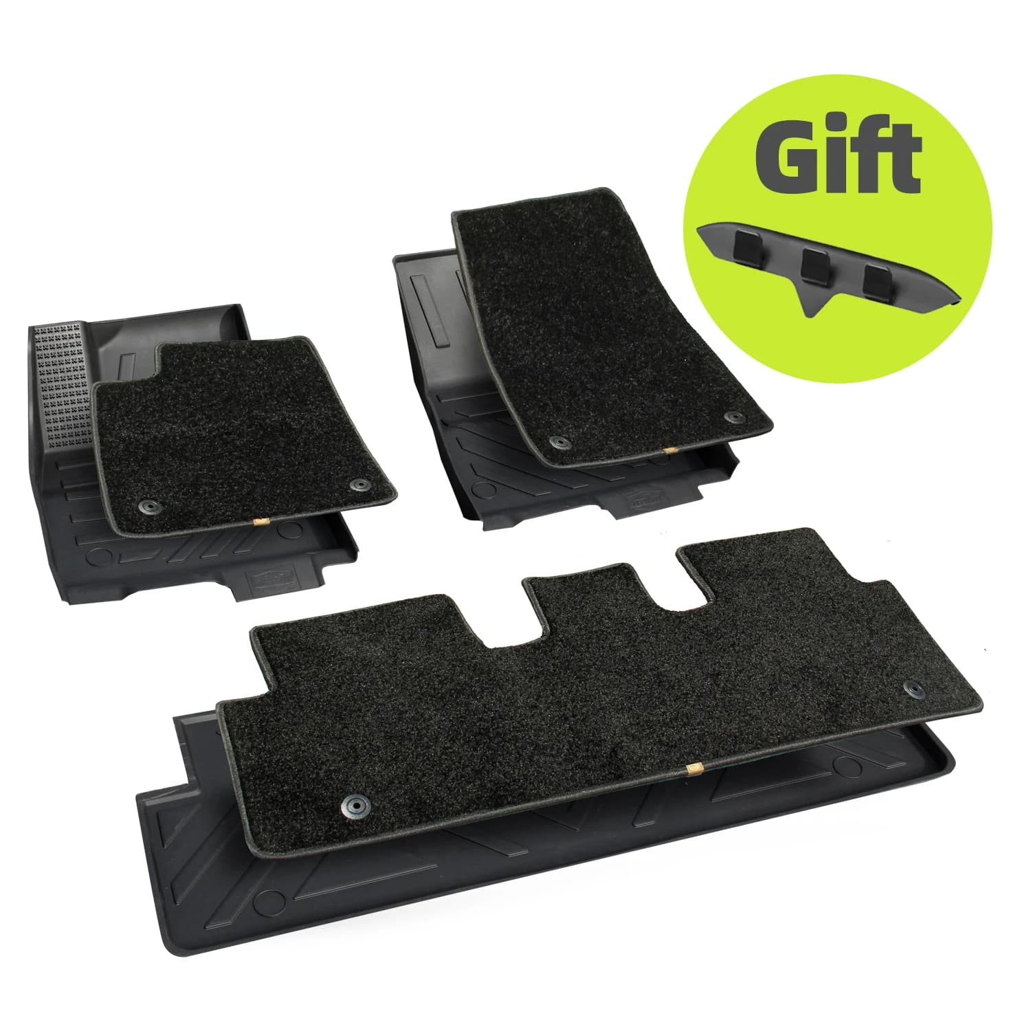 Tappeto per auto per Tesla Model 3 2024 2025 Highland LHD Intero TPE Tappetini Tappetino antiscivolo impermeabile Tappetini per bagagliaio posteriore
