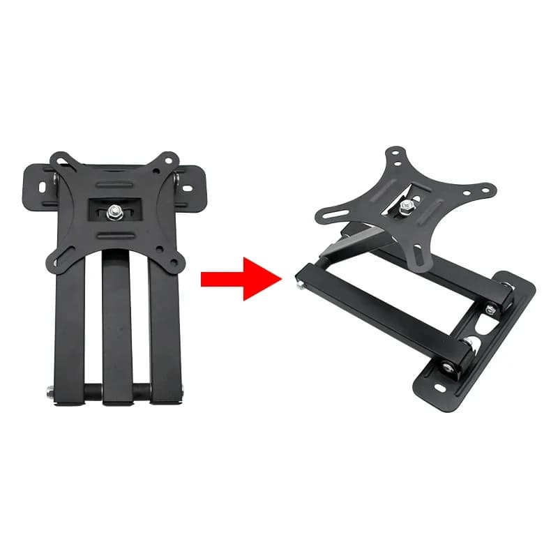 14-42 inch adjustable folding telescopic rotating swing TV stand - indoor RV/camper van kitchen/restaurant ceiling lift