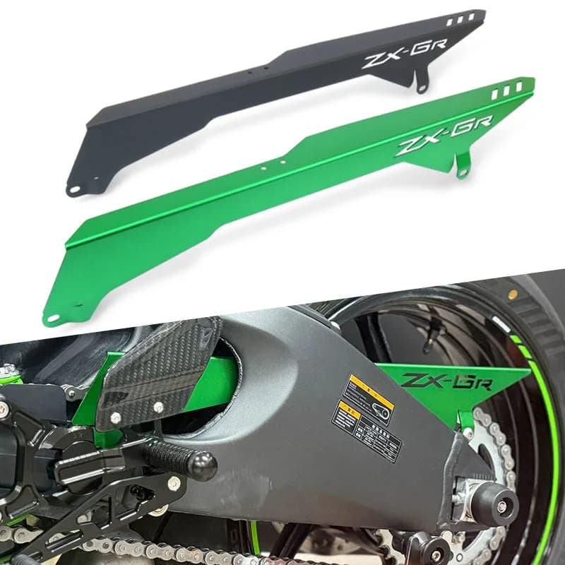 Motorcycle CNC Aluminum Chain Cover Rear Sprocket Chain Belt Guard Fit For ZX-6R ZX6R 2019-2025