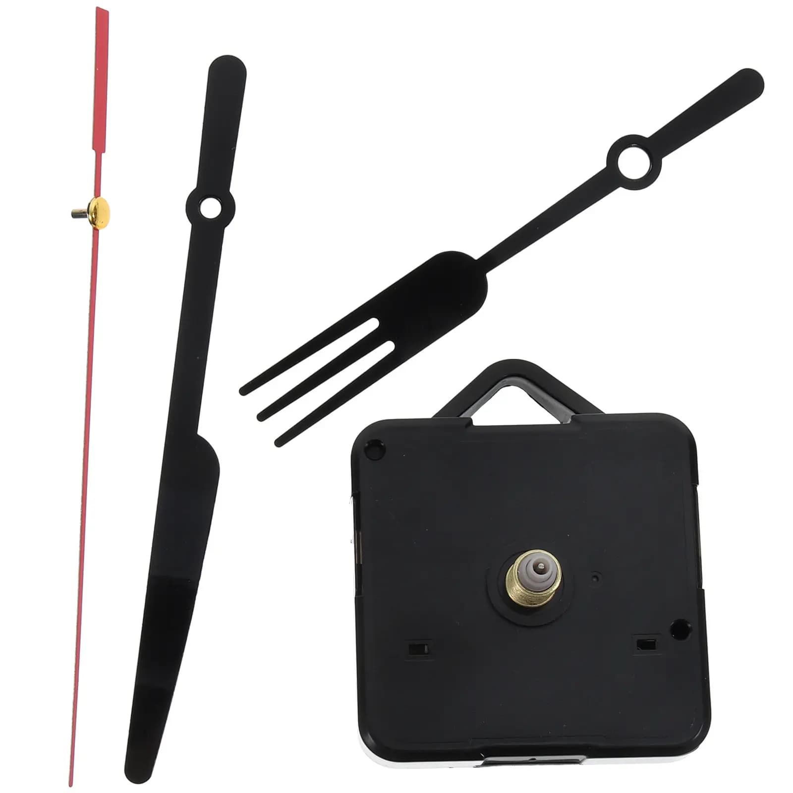 Set di Movimento Silenzioso per Orologio al Quarzo, Kit di Ricambio Stile Semplice, Meccanismo di Riparazione Fai-da-Te per Orologio da Parete con Lancette