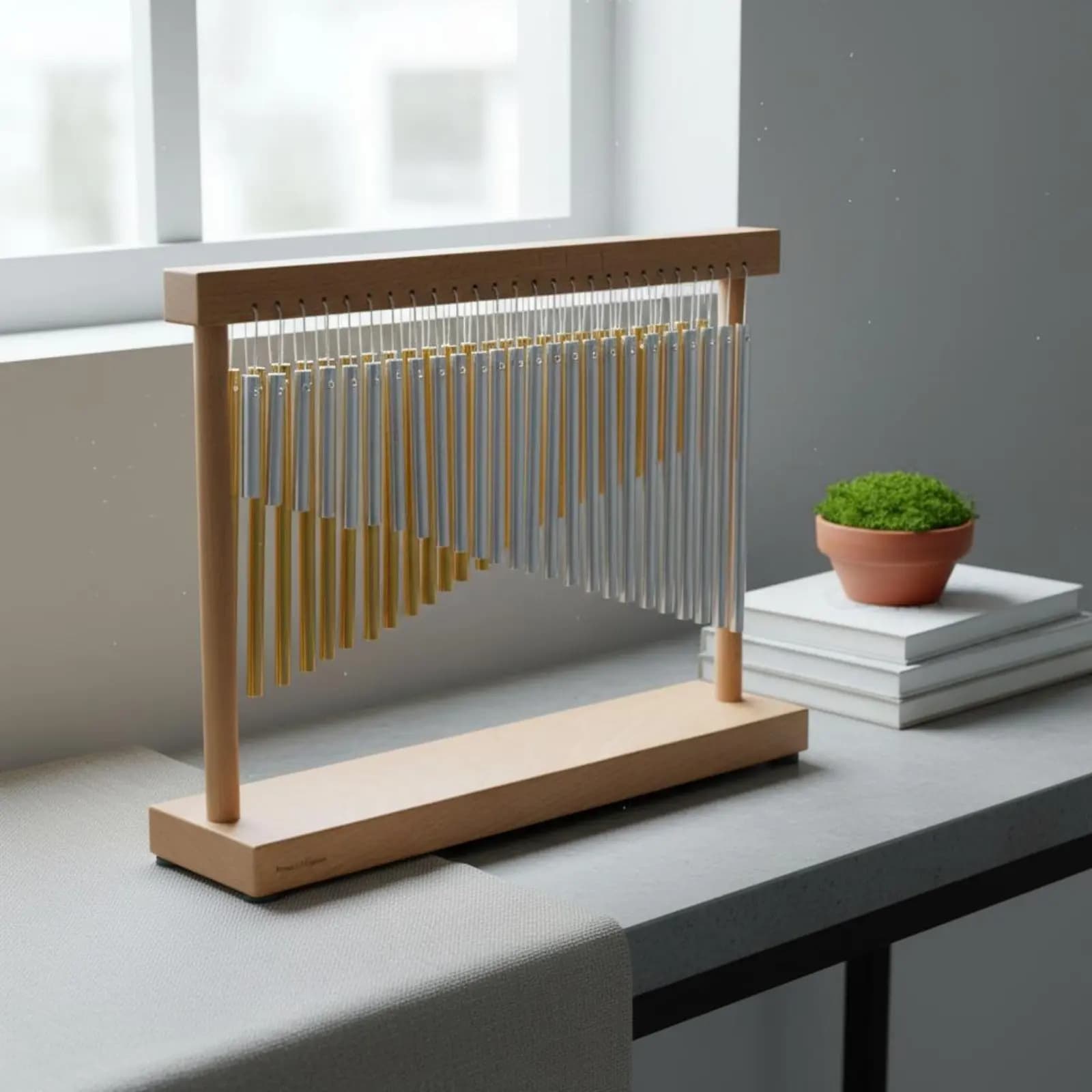 Double Row Wind Chime Relaxing Music Instrument