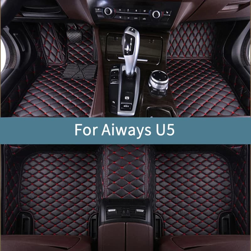 Tappetini per auto personalizzati per Aiways U5 2020 2021 2022 2023 2024 2025 2026 Tappetini per auto Set completo impermeabile per tutte le stagioni